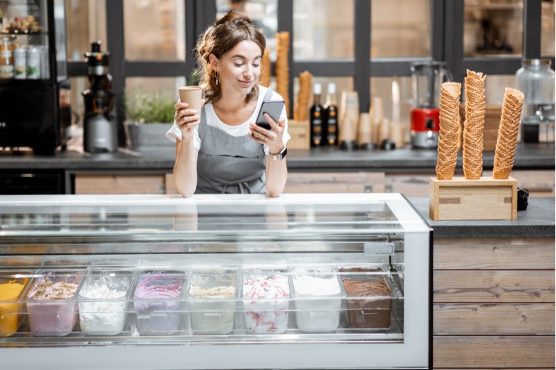 Gelateria Artigianale Bancone